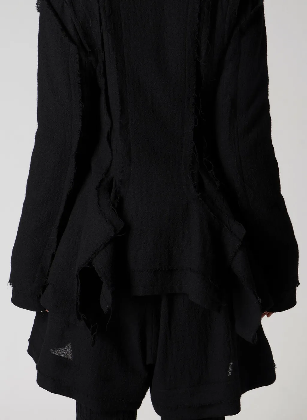Wool Gauze Layered Jacket