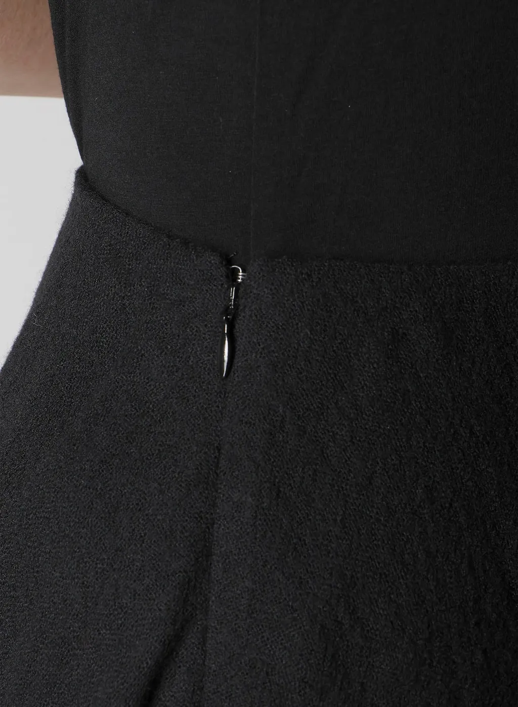 Wool Gauze Frilled Skirt