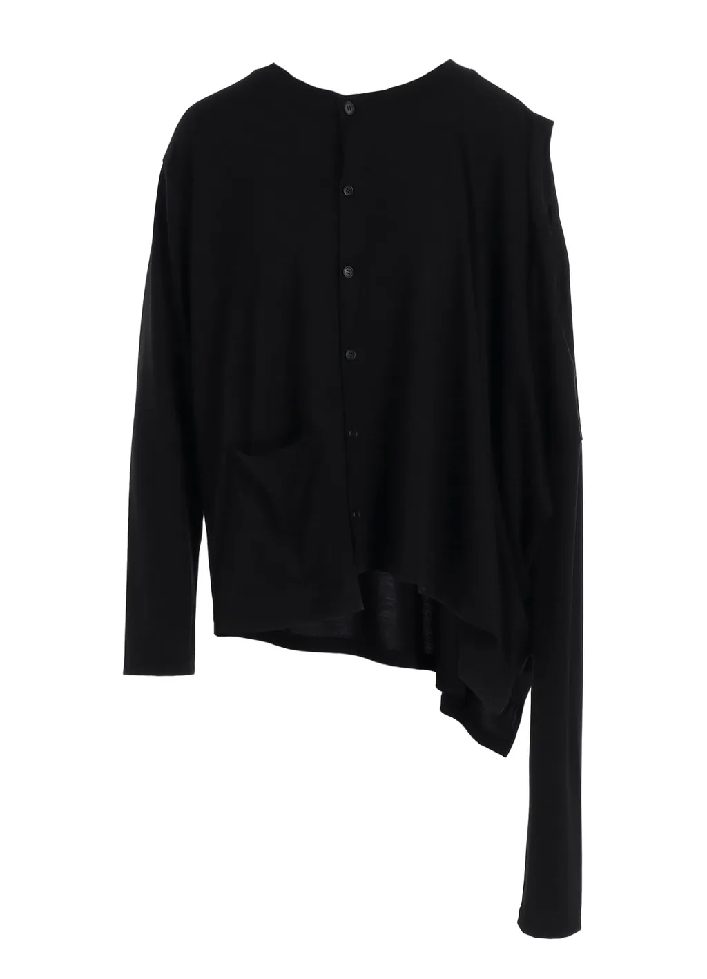 Plain Stitch 2Way Long Sleeve T-Shirt