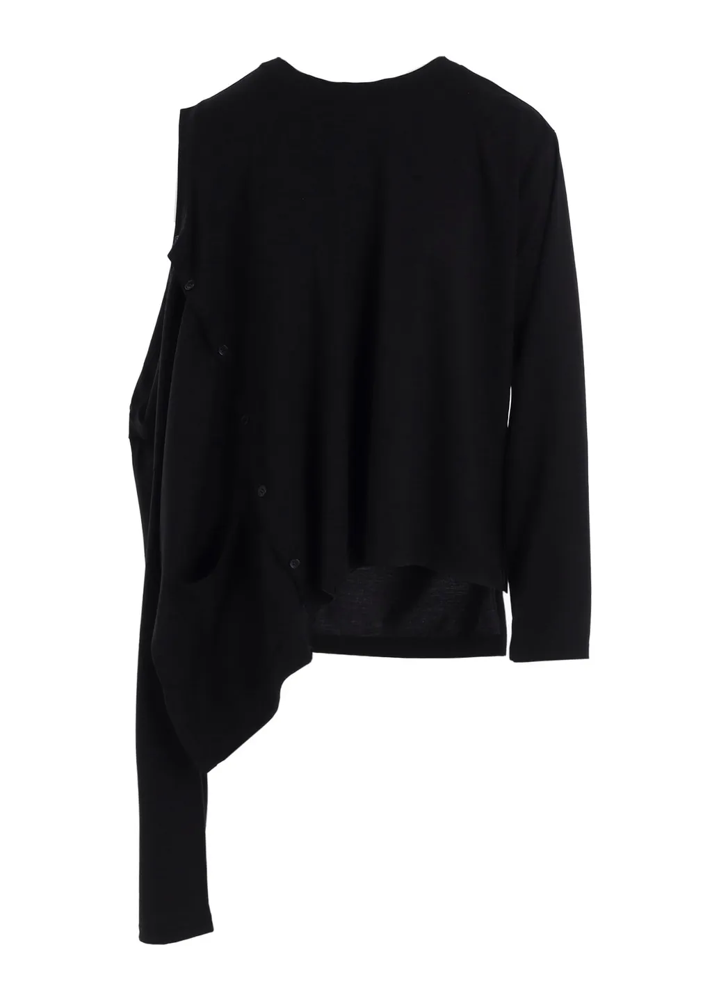 Plain Stitch 2Way Long Sleeve T-Shirt