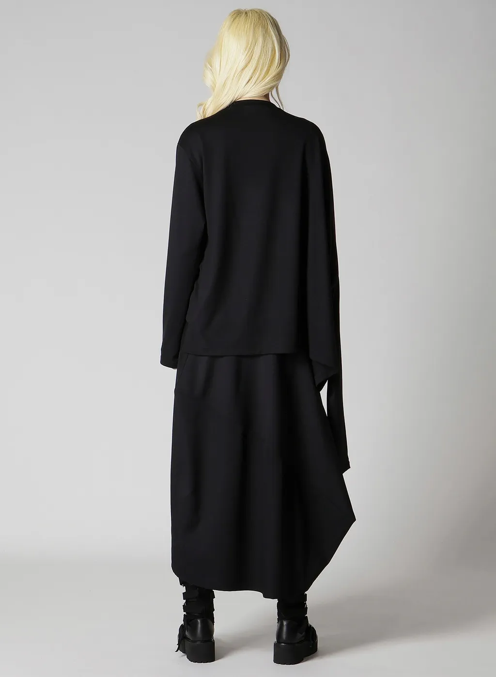 Plain Stitch 2Way Long Sleeve T-Shirt