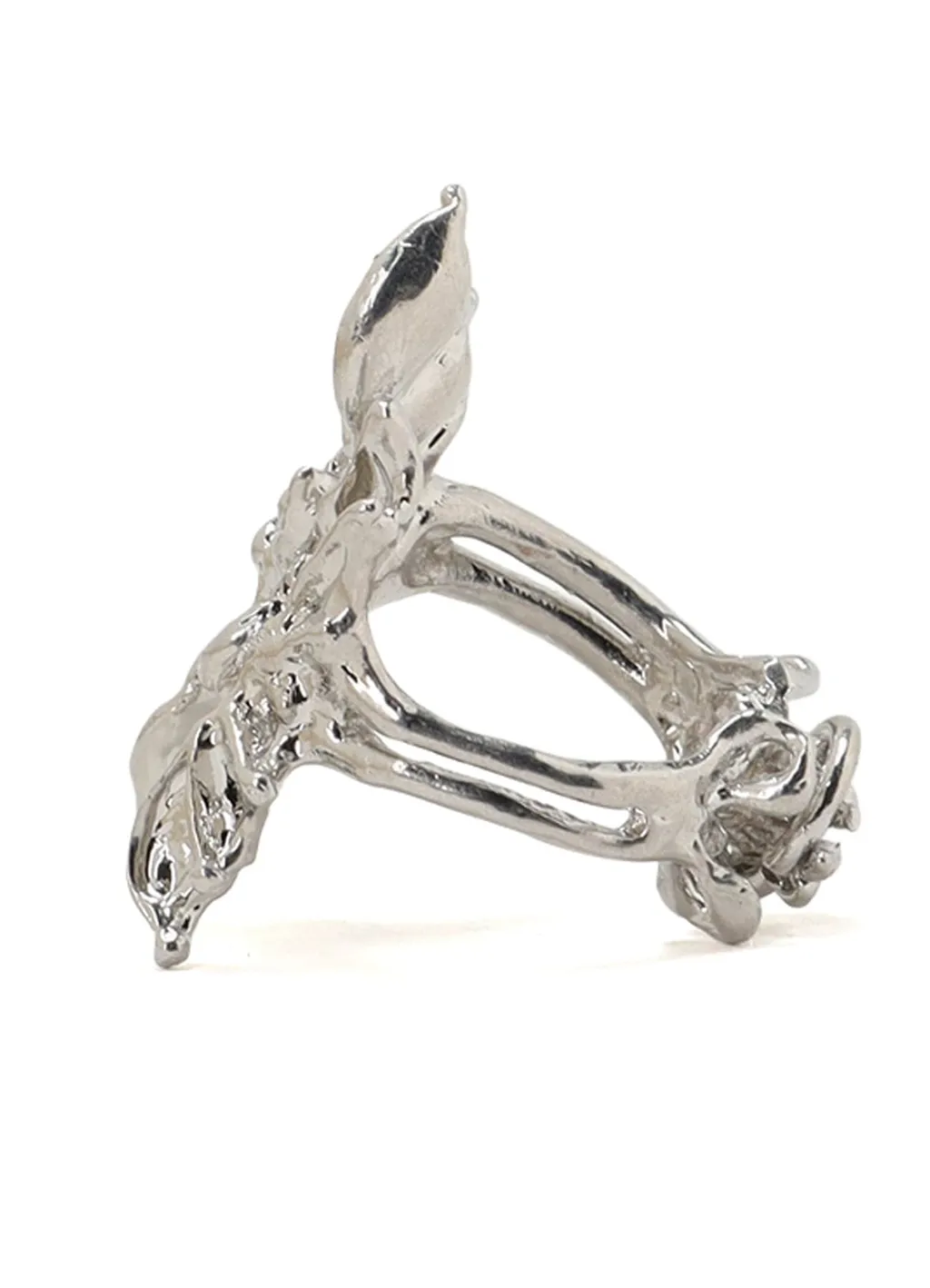 Brass 2Way Bat Cuff Ring