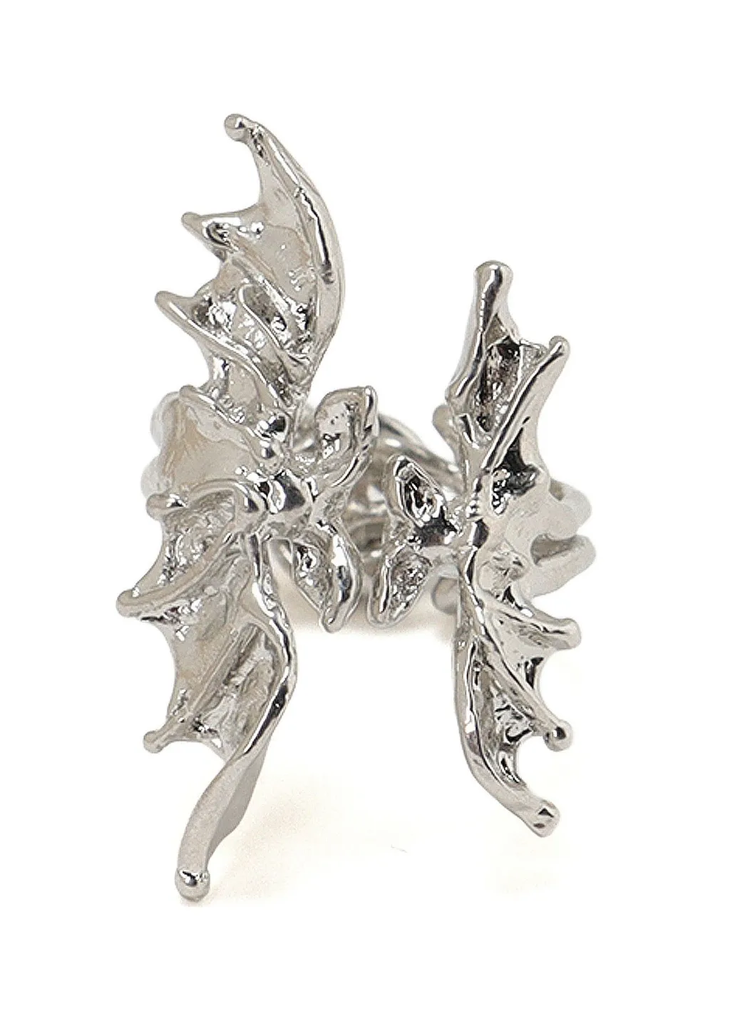 Brass 2Way Bat Cuff Ring