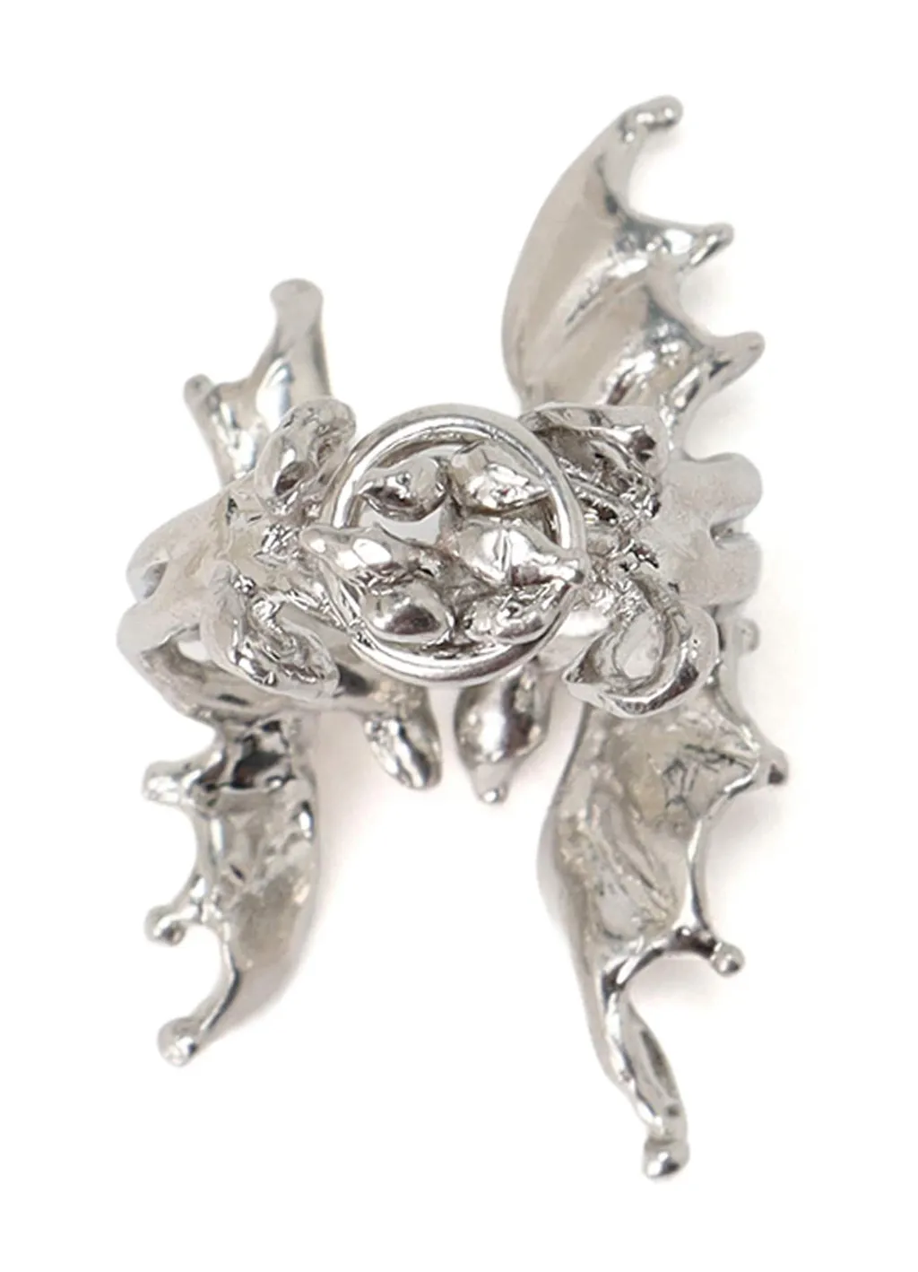 Brass 2Way Bat Cuff Ring