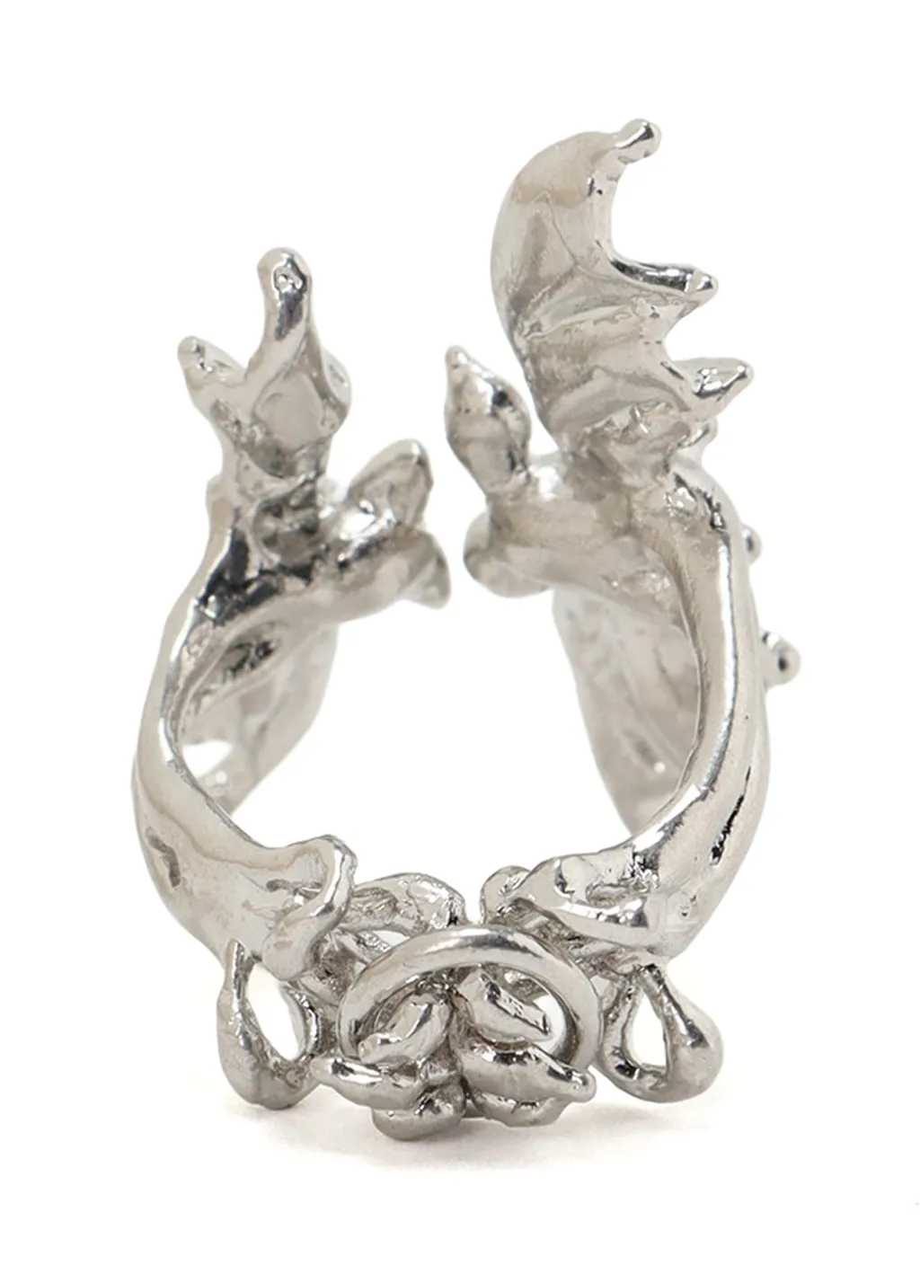 Brass 2Way Bat Cuff Ring