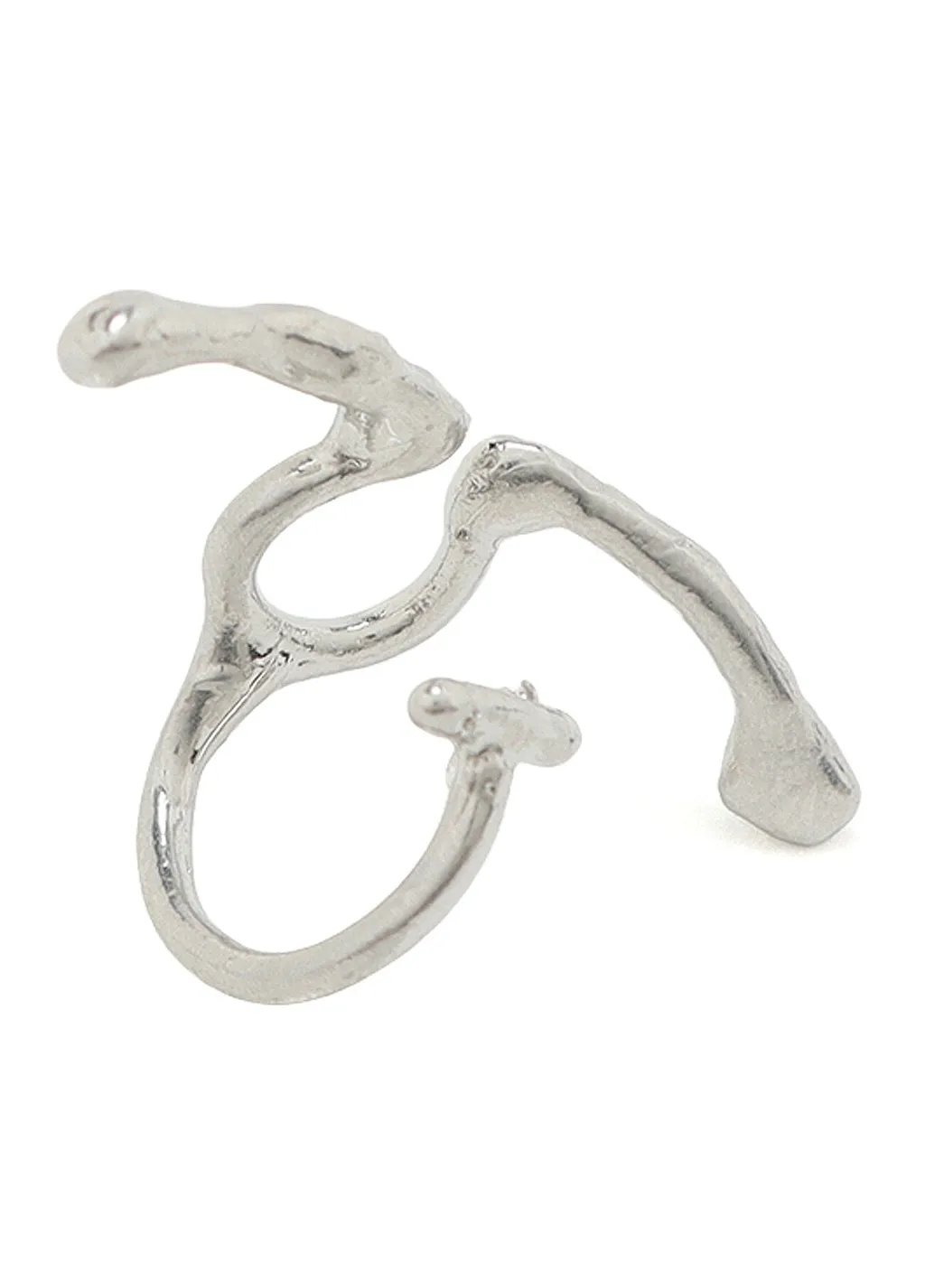 Brass Flame Lip Cuff