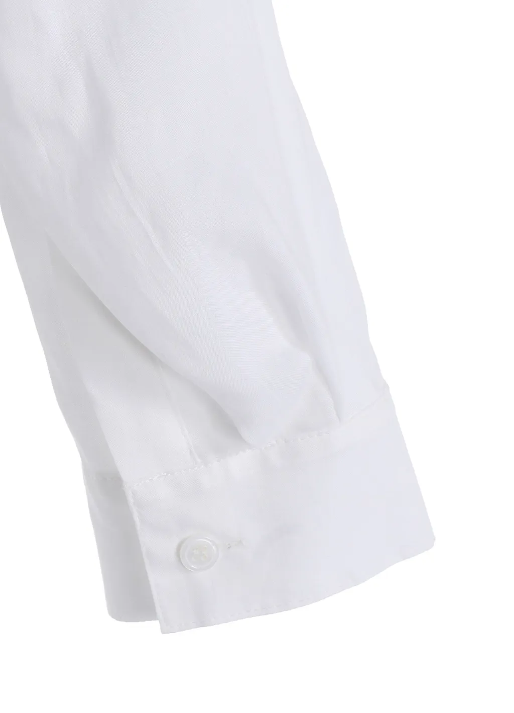 Soft Lawn Elbow Slit Long Shirt