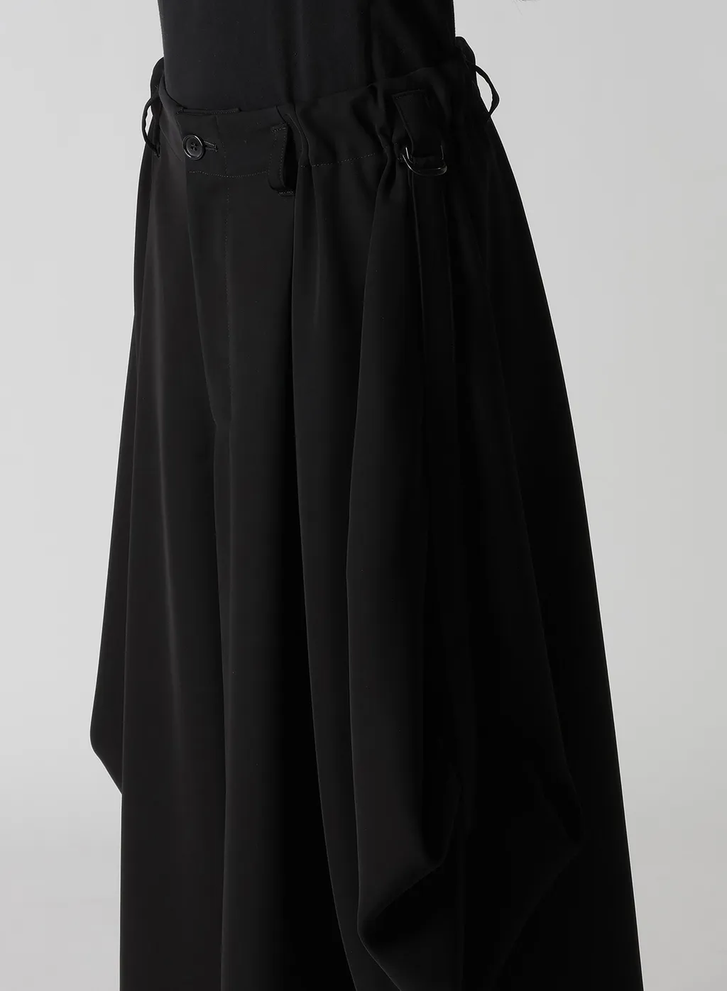 Double Satin Pants With D-Rings