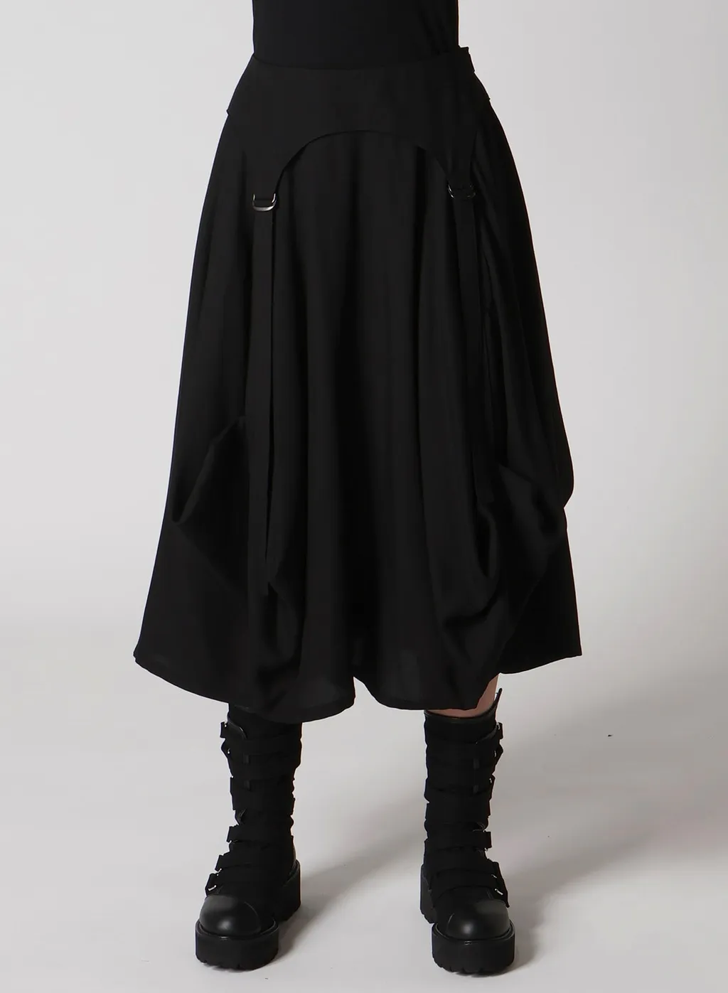 Poplin Skirt With D-Rings