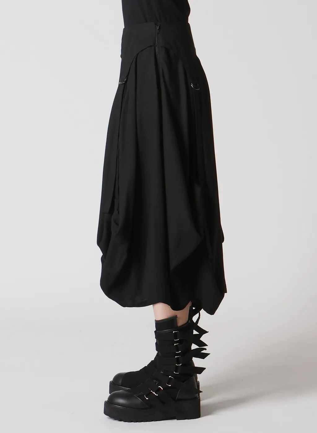 Poplin Skirt With D-Rings