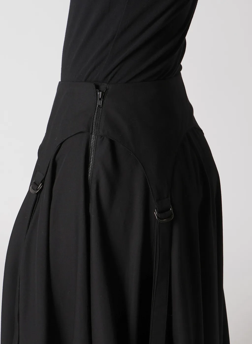 Poplin Skirt With D-Rings