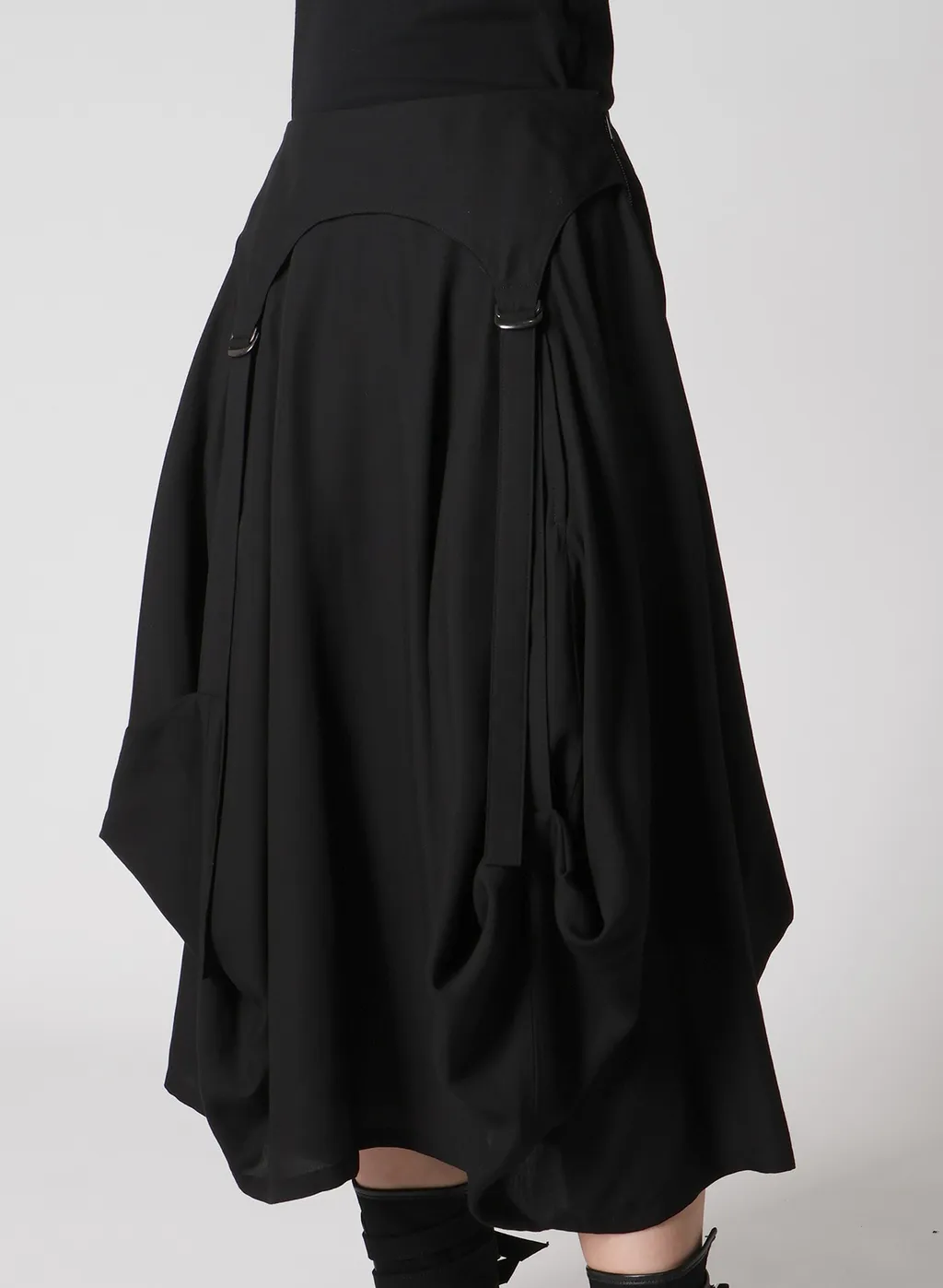 Poplin Skirt With D-Rings