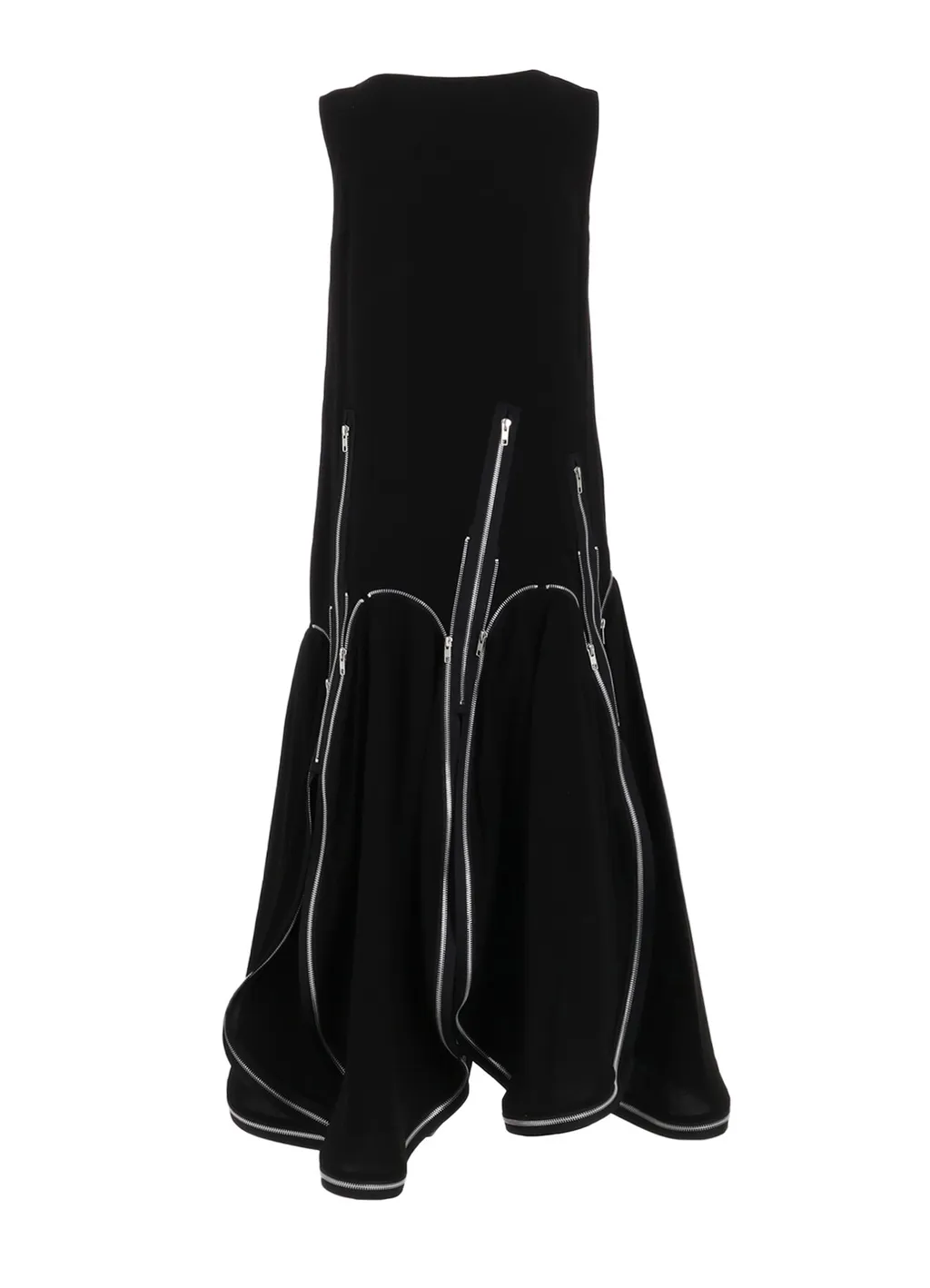 Hard Twist Gabardine Zip Dress