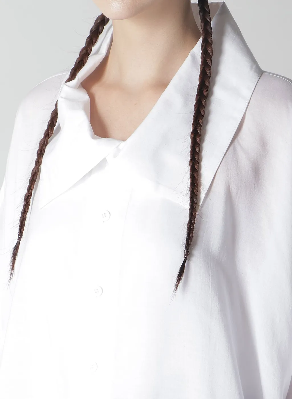 Soft Lawn Elbow Slit Shirt