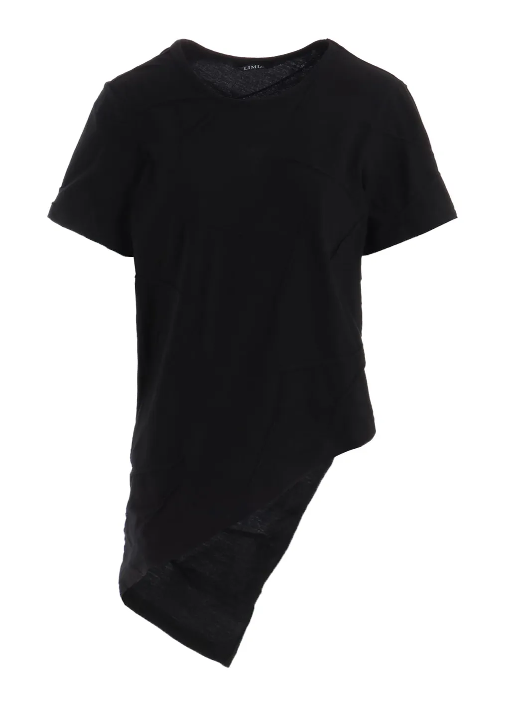Tuck Jacquard Square Hem T-Shirt