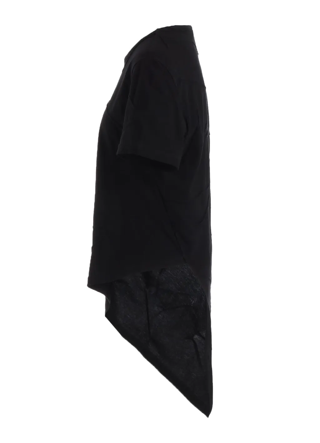 Tuck Jacquard Square Hem T-Shirt