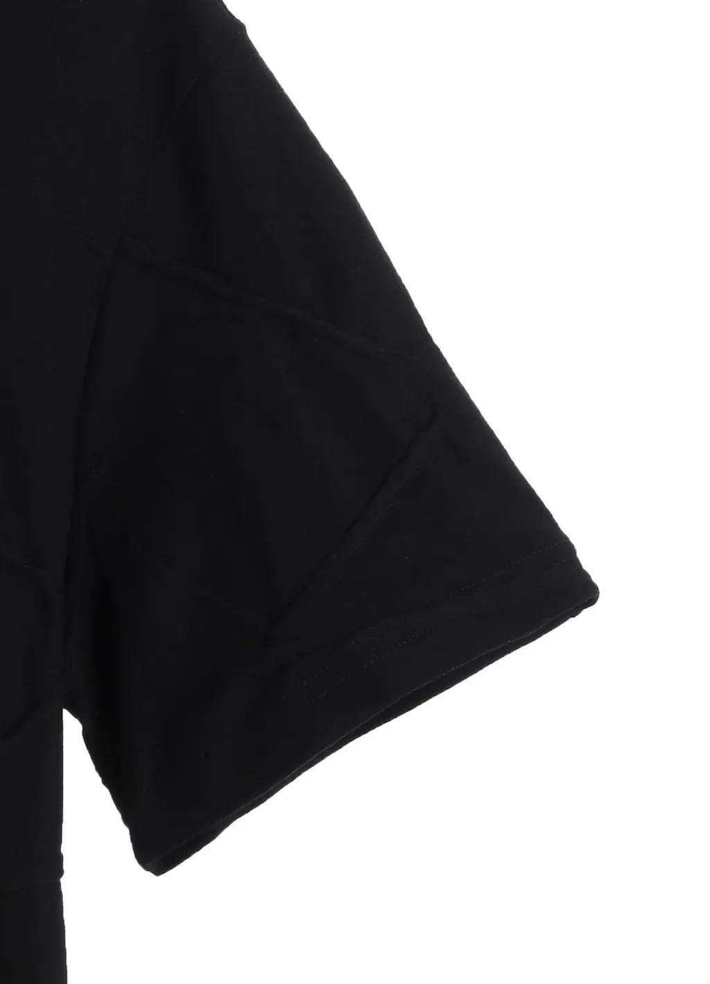 Tuck Jacquard Square Hem T-Shirt