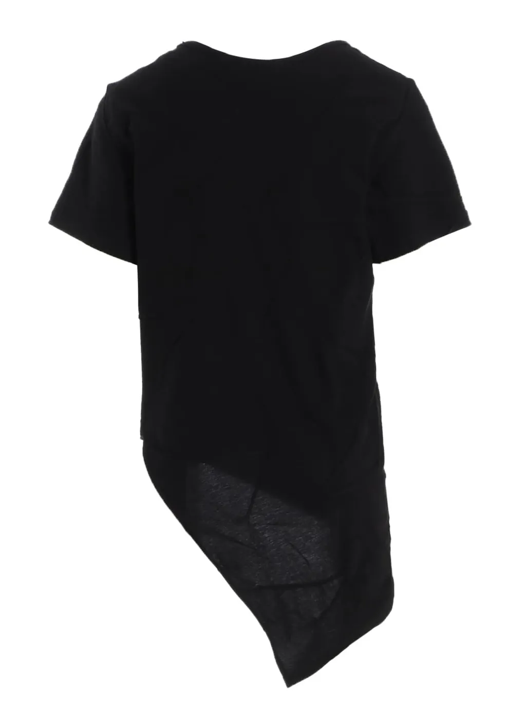 Tuck Jacquard Square Hem T-Shirt