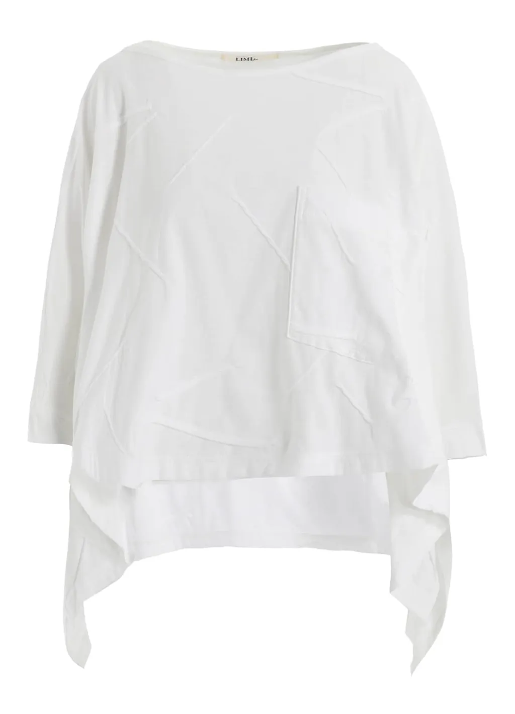 Tuck Jacquard Big Square T-Shirt