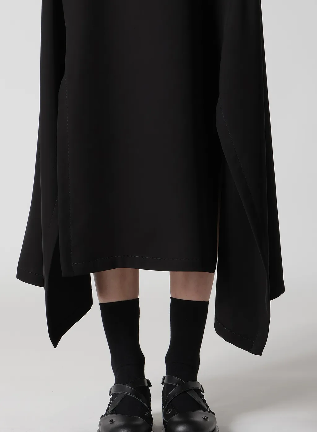 Double Satin Slit Dress