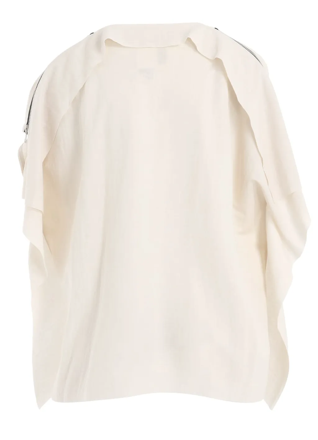 Natural Smooth Square Zip T-Shirt