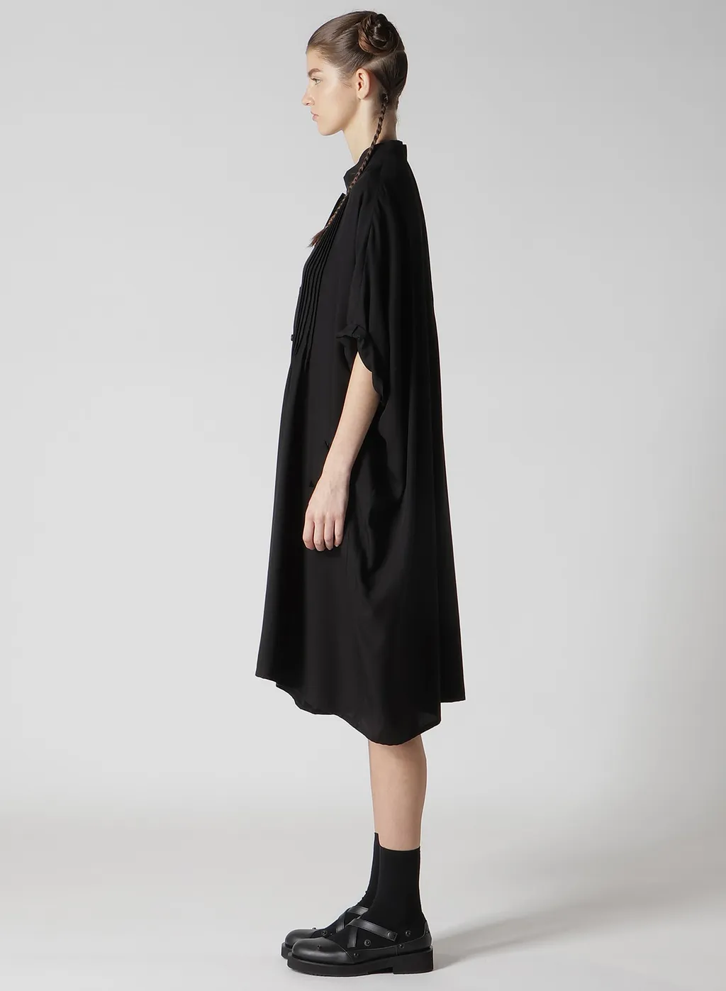 Poplin Pintuck Dress