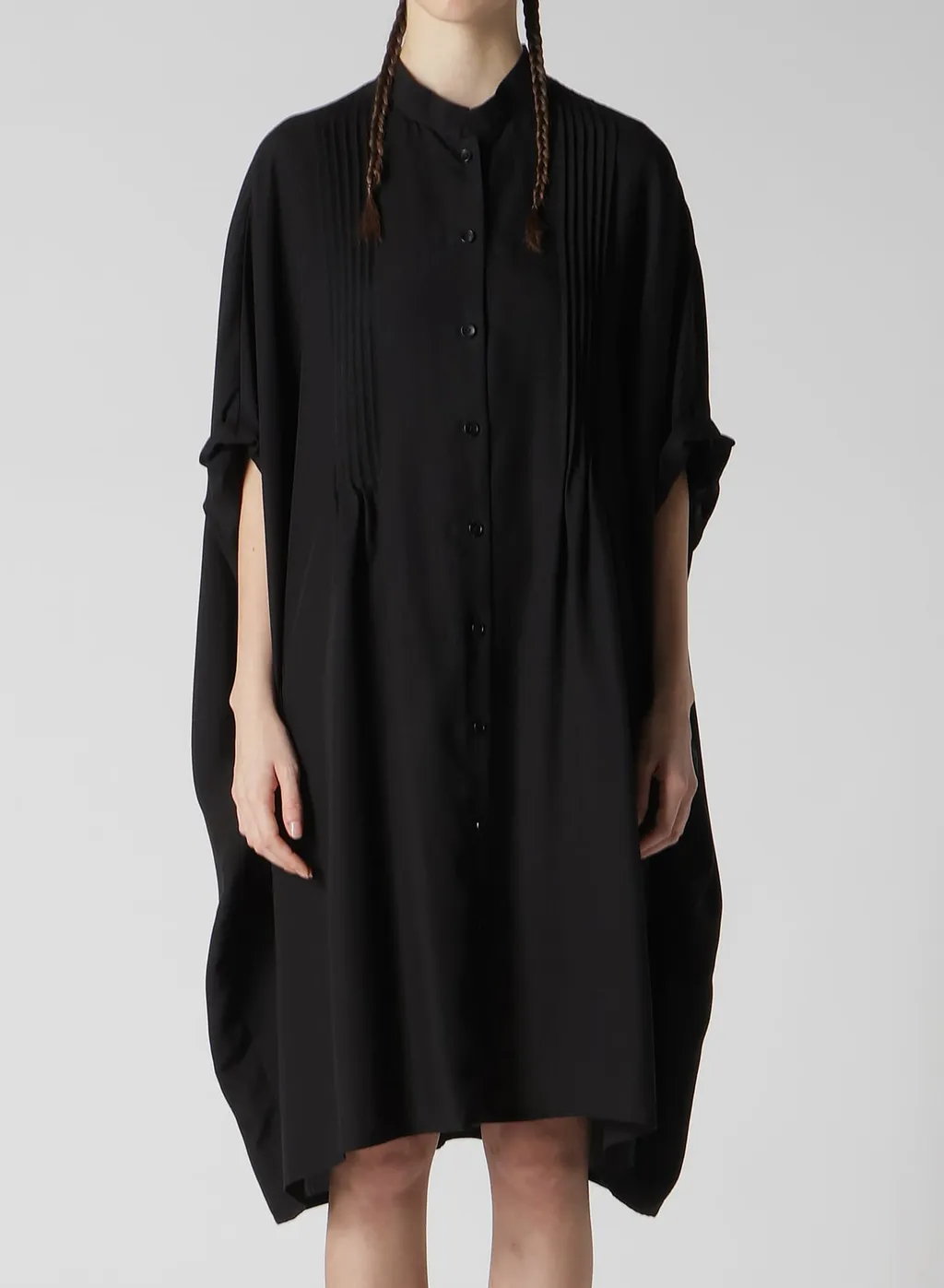 Poplin Pintuck Dress