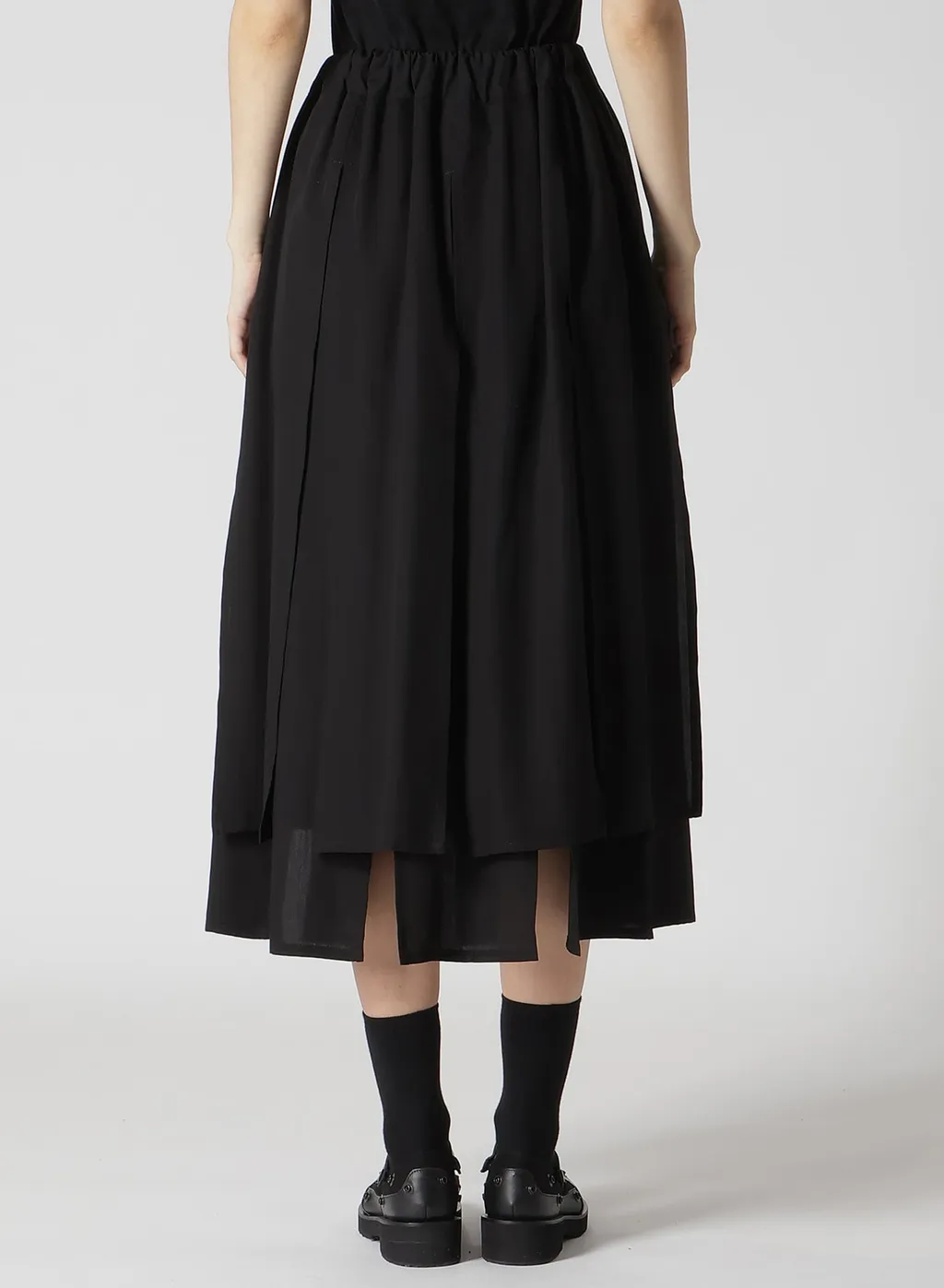 Poplin Paneled Skirt