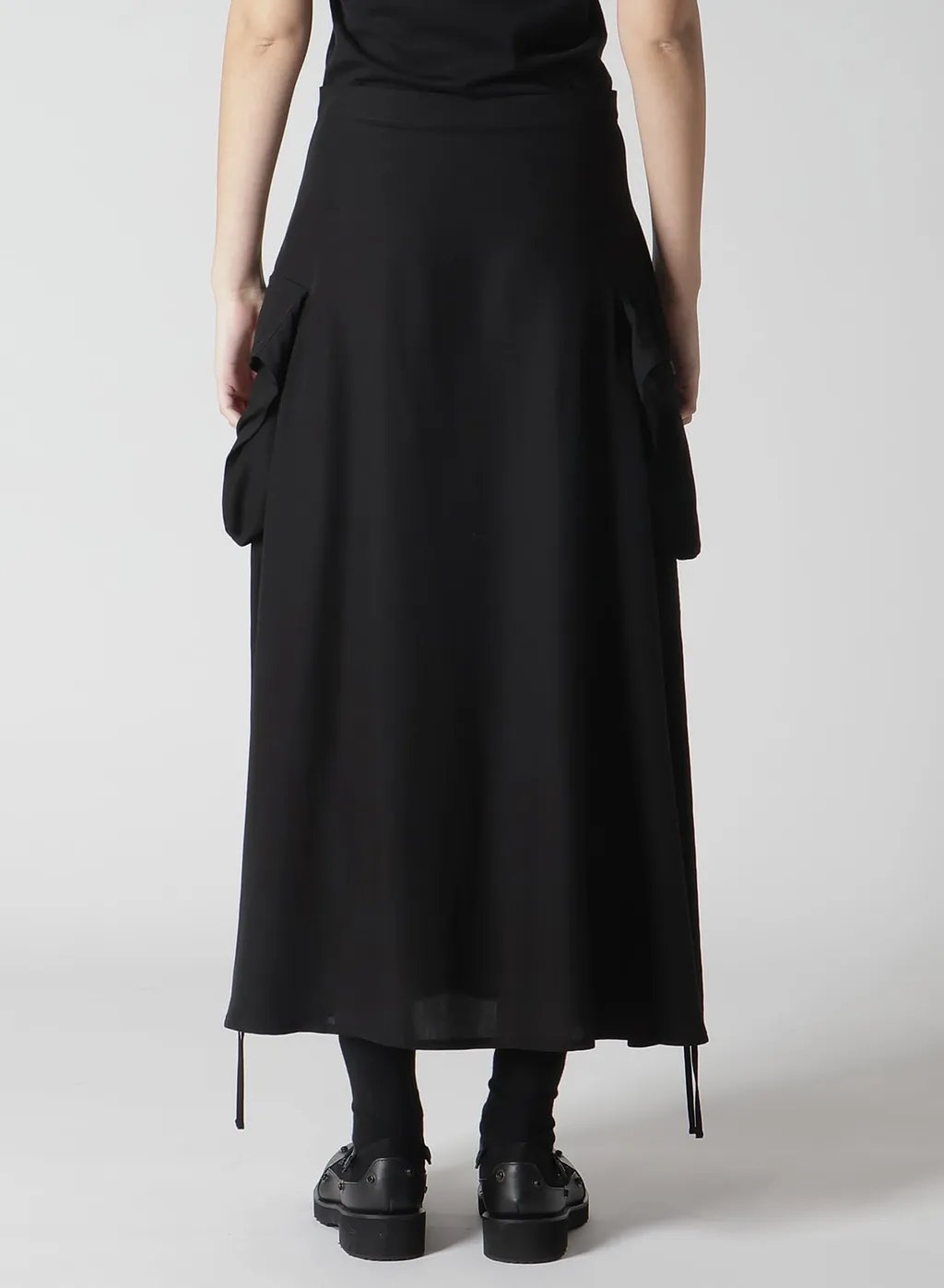 Poplin Side String Skirt