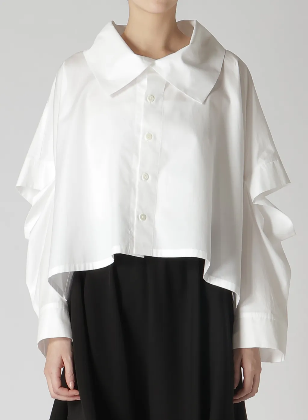 100/2 Broad Cotton Elbow Slit Shirt