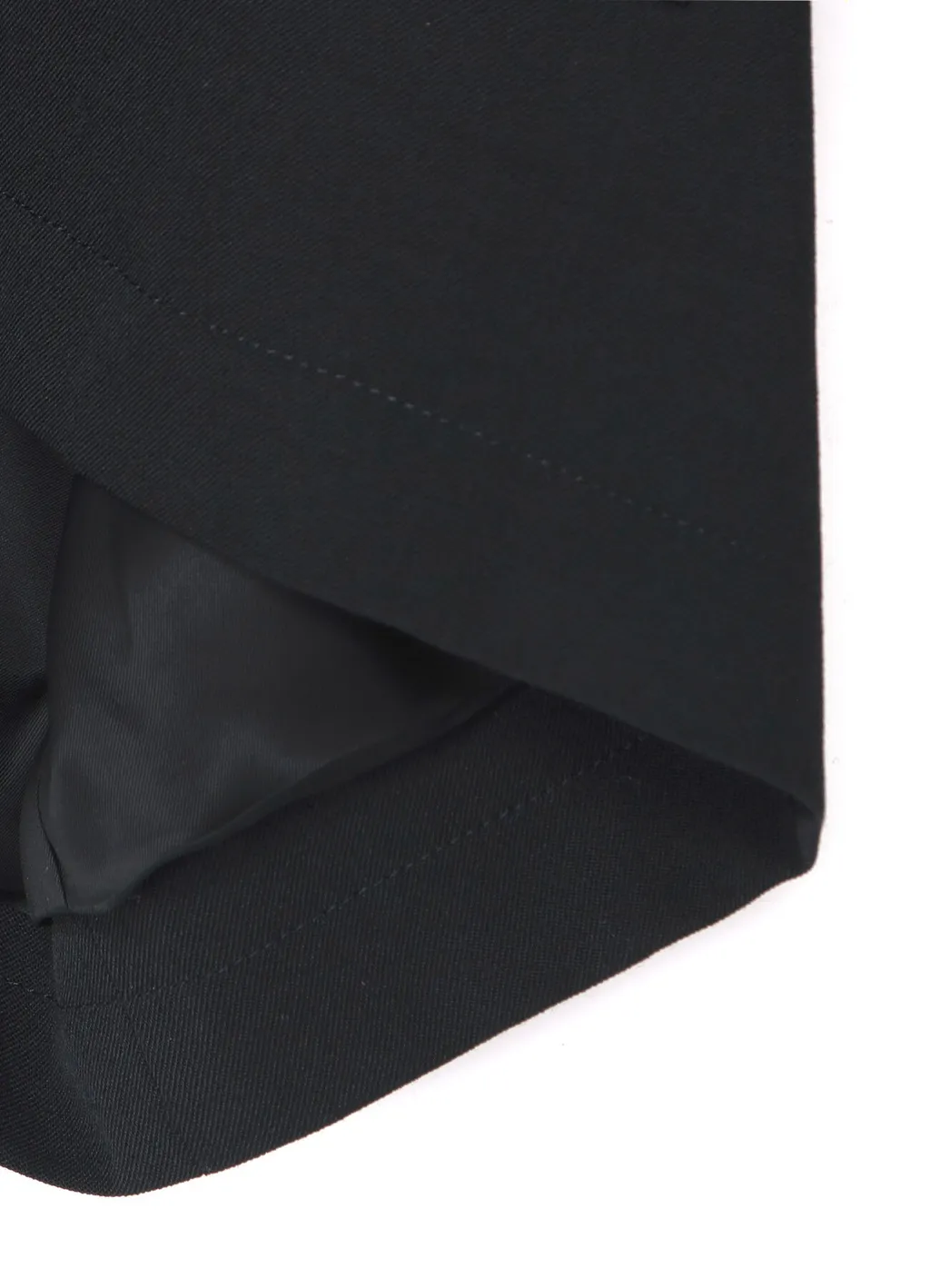 Wool Gabardine Elbow Patch Short Jacket