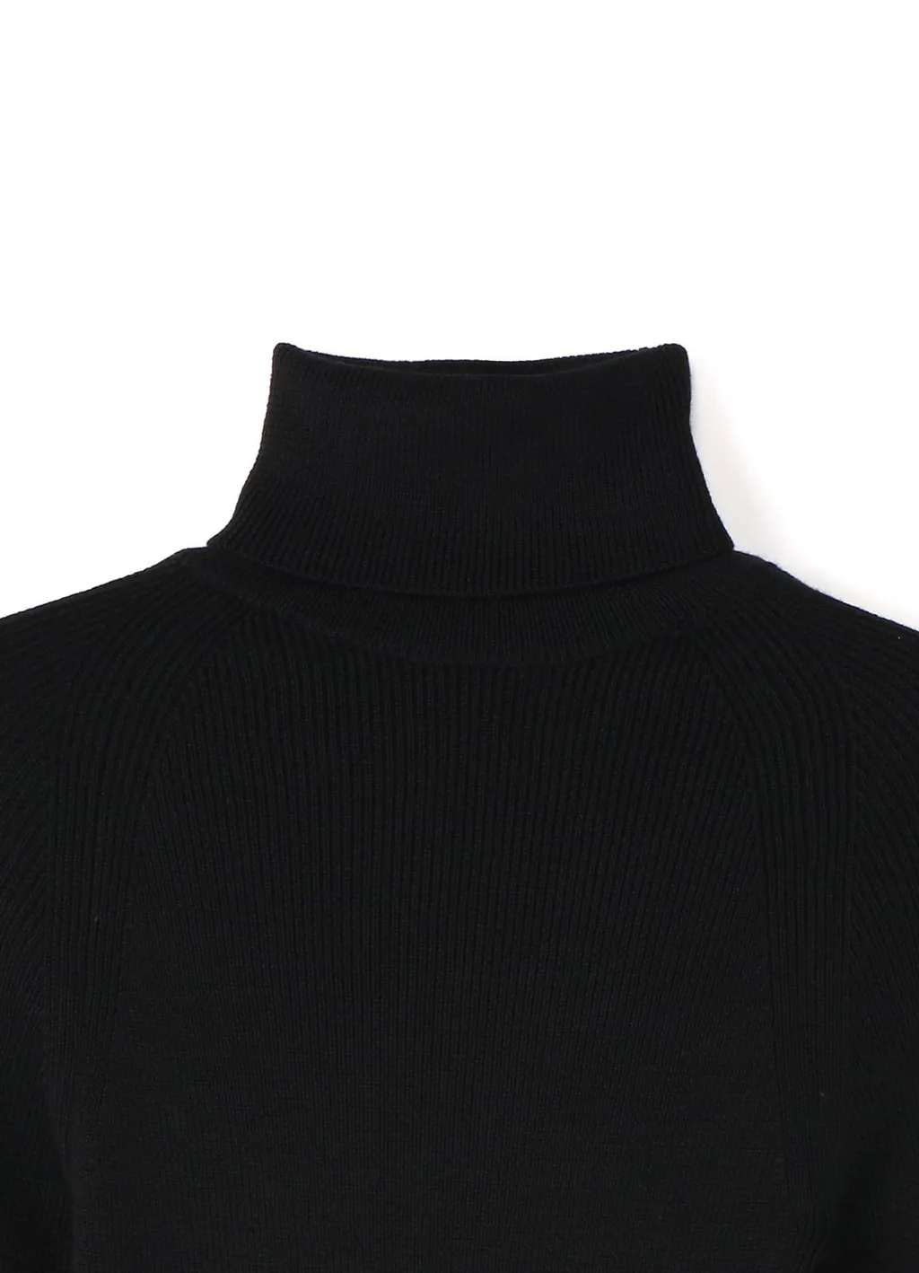 Standard Wool Plain Side Stitch Washable Short Turtle Neck Knit