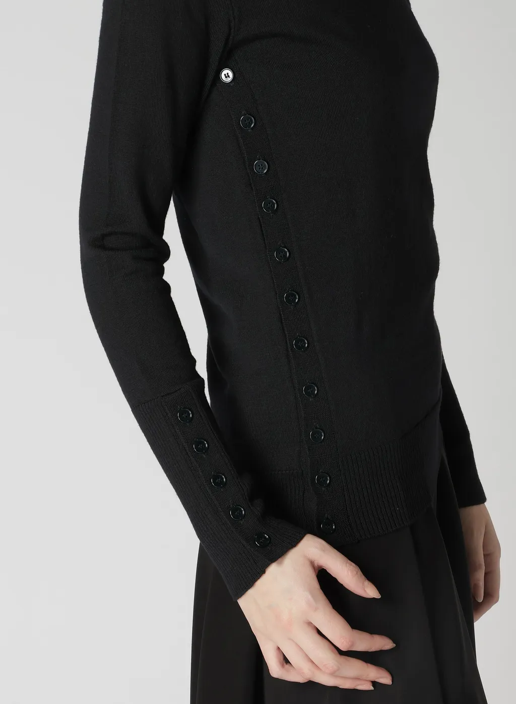 Standard Soft Wool Washable Plain Stitch Side Sweater