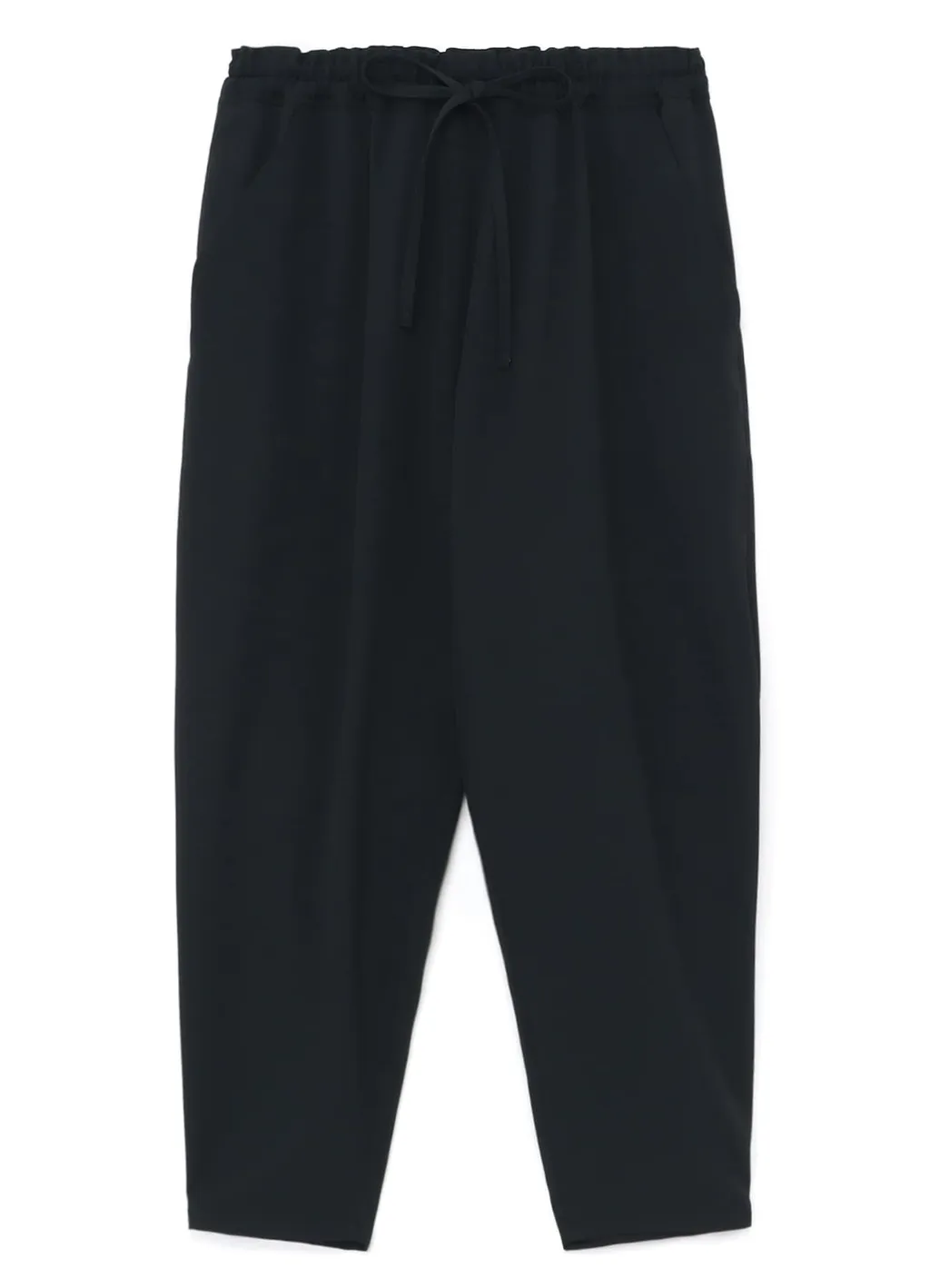 Wool Gabardine Elastic Waist Pants