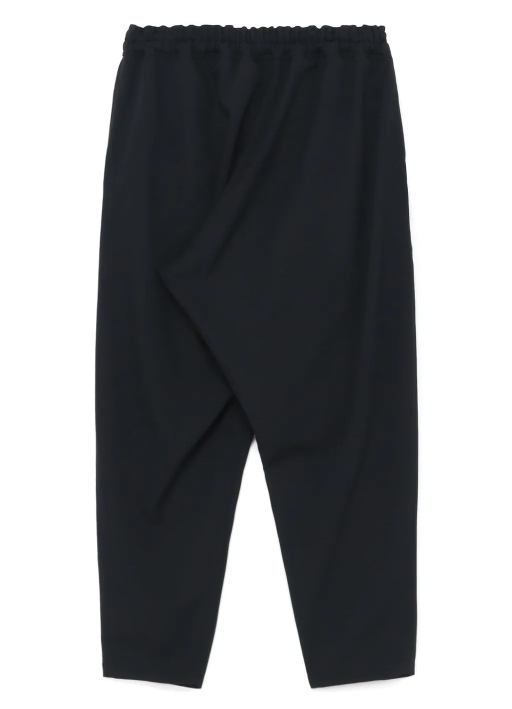 Wool Gabardine Elastic Waist Pants
