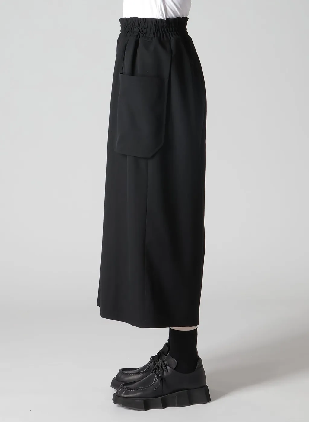 Wool Gabardine Big Pants