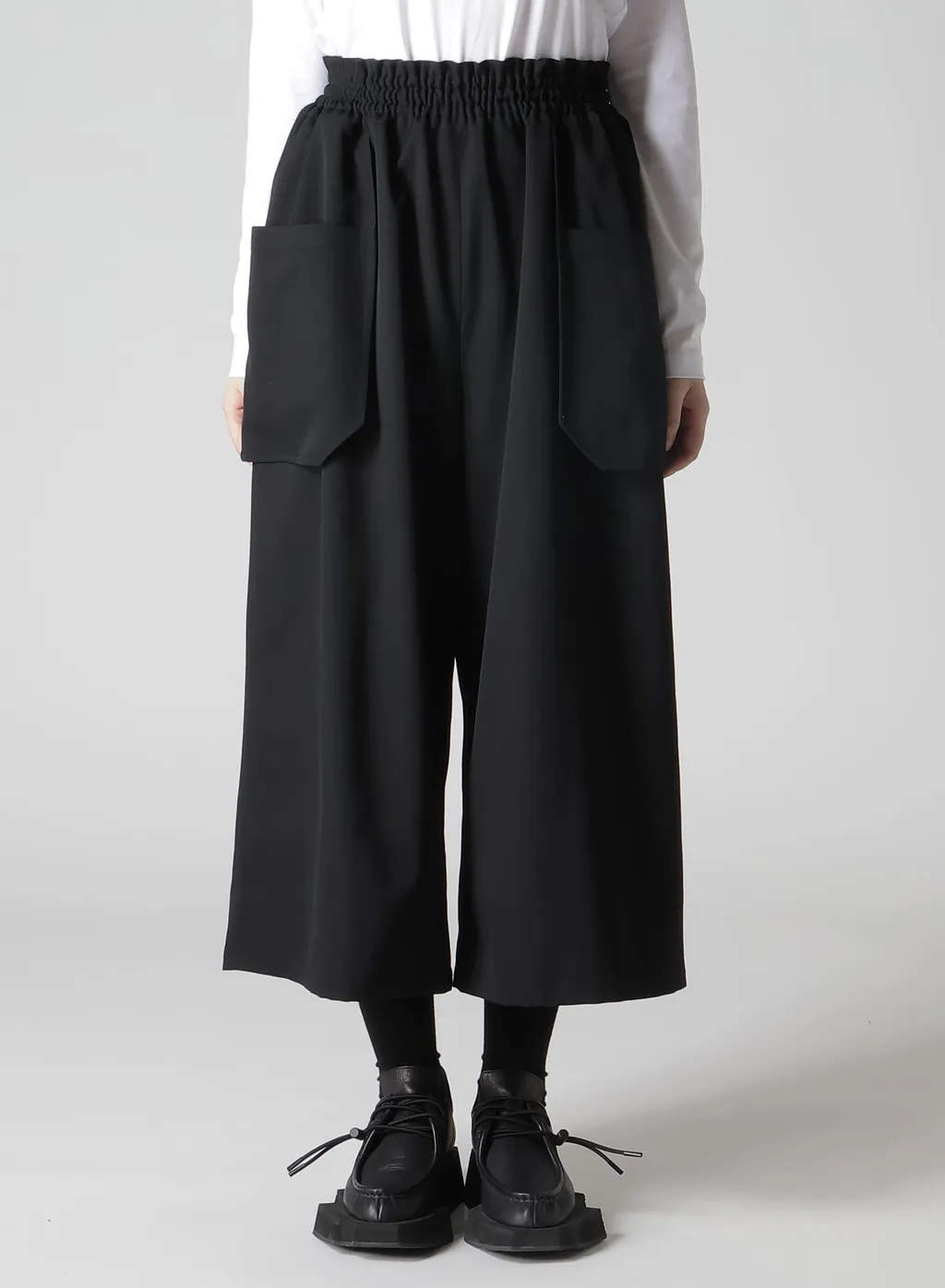 Wool Gabardine Big Pants