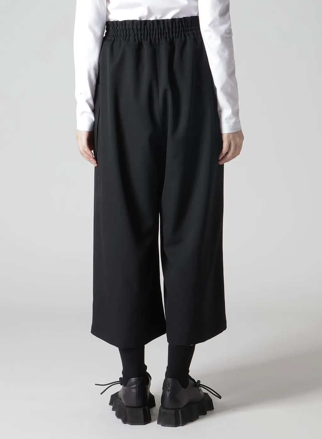 Wool Gabardine Big Pants
