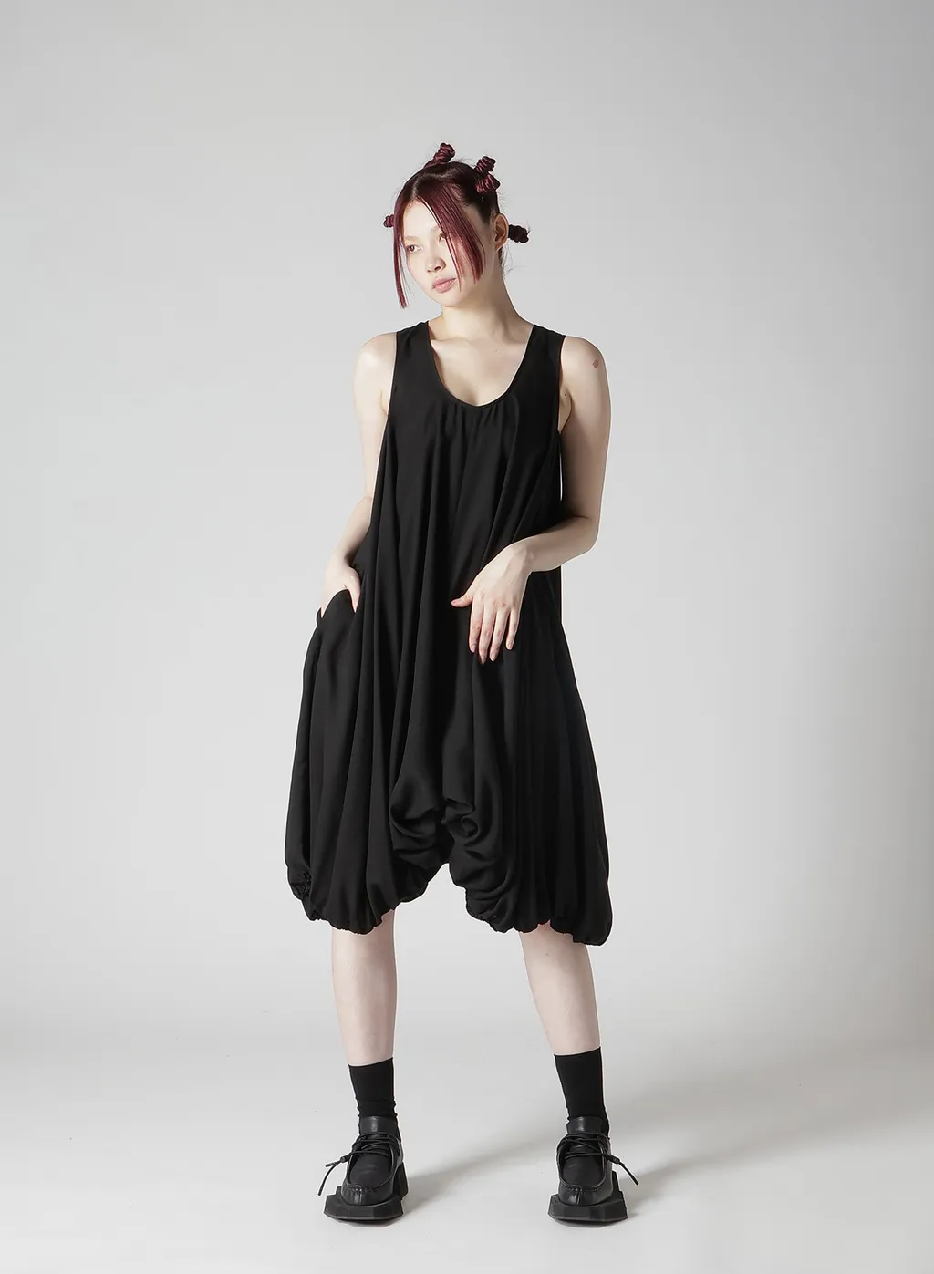 Poplin Balloon Dress