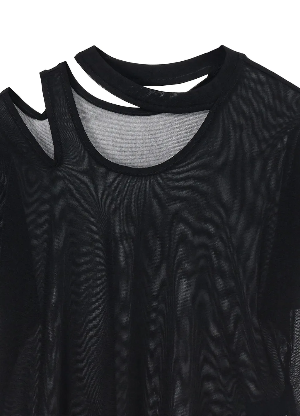Tulle Slit T-Shirt