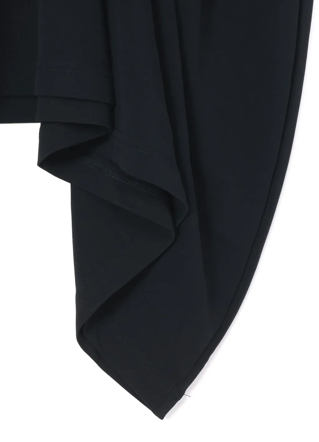 High Twist Smooth Rayon Short Sleeve Tuck Dress