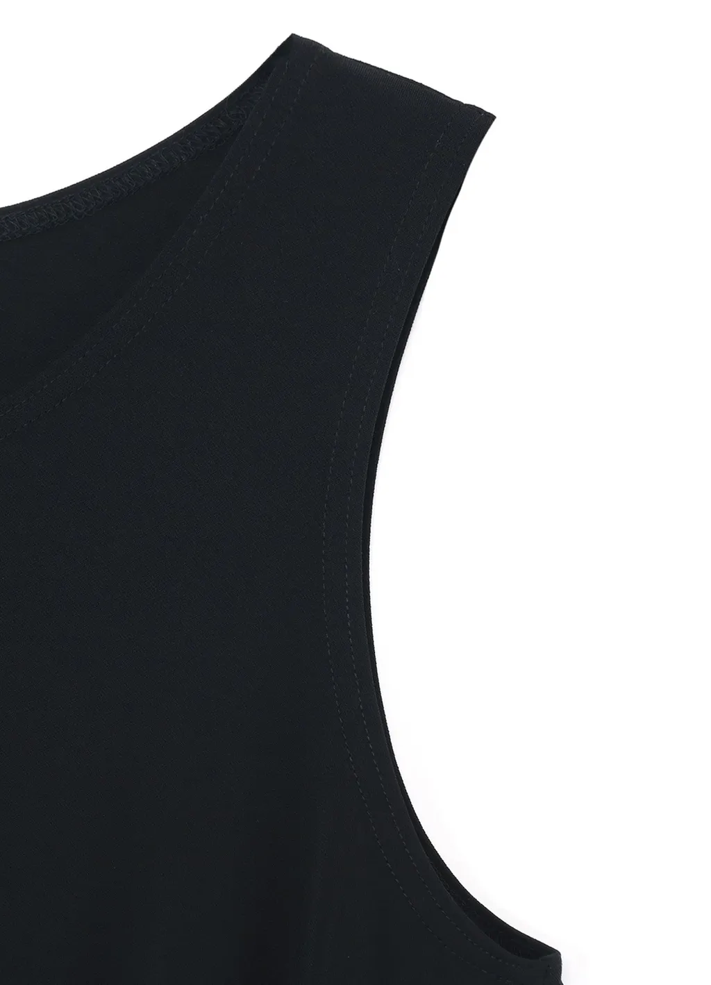 High Twist Smooth Rayon Asymmetric Dress