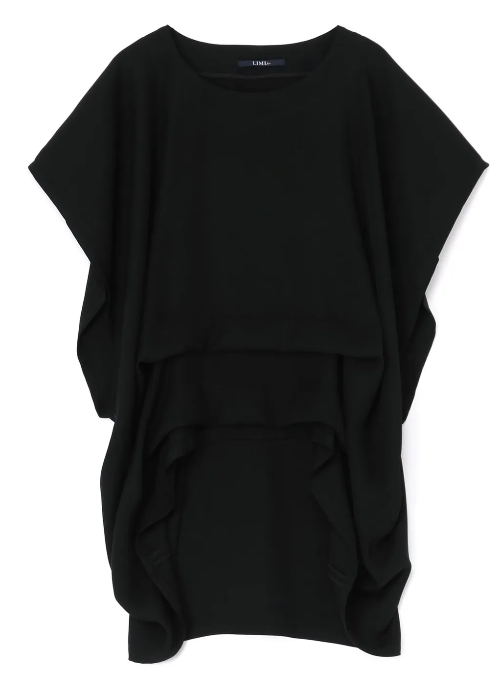 Double Satin Front Tuck Pullover