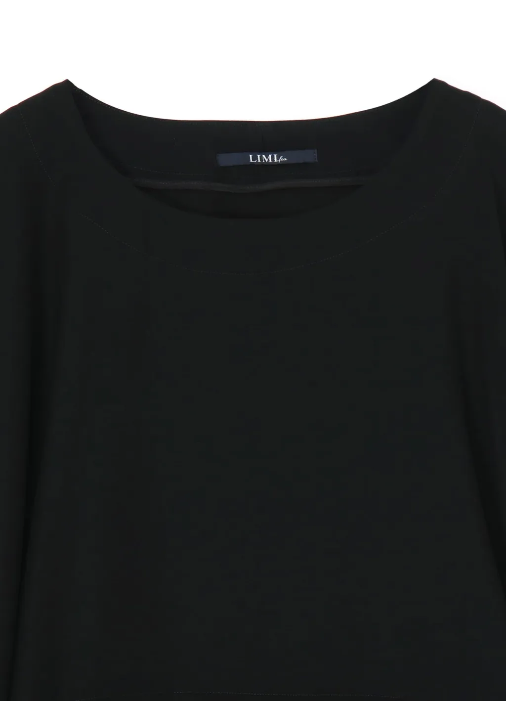 Double Satin Front Tuck Pullover