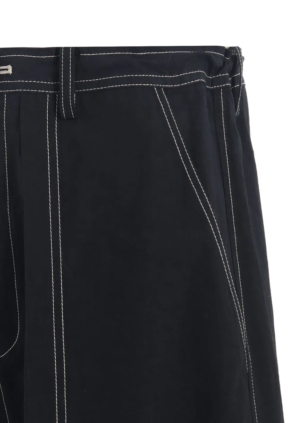 Cotton Linen Dump Straight Pants