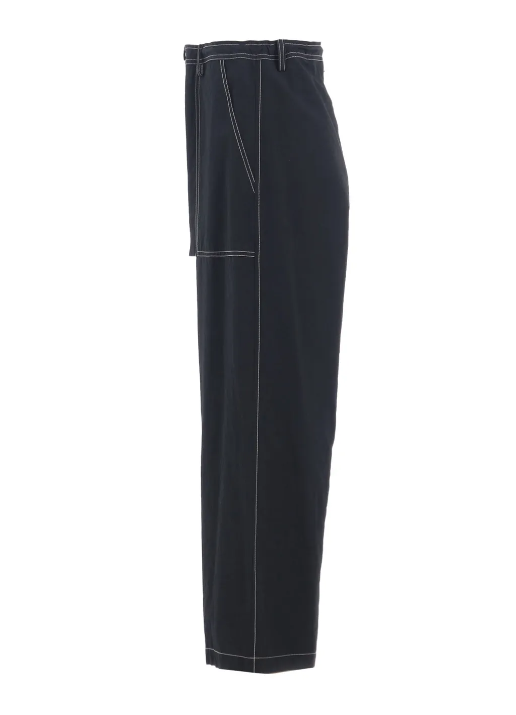 Cotton Linen Dump Straight Pants