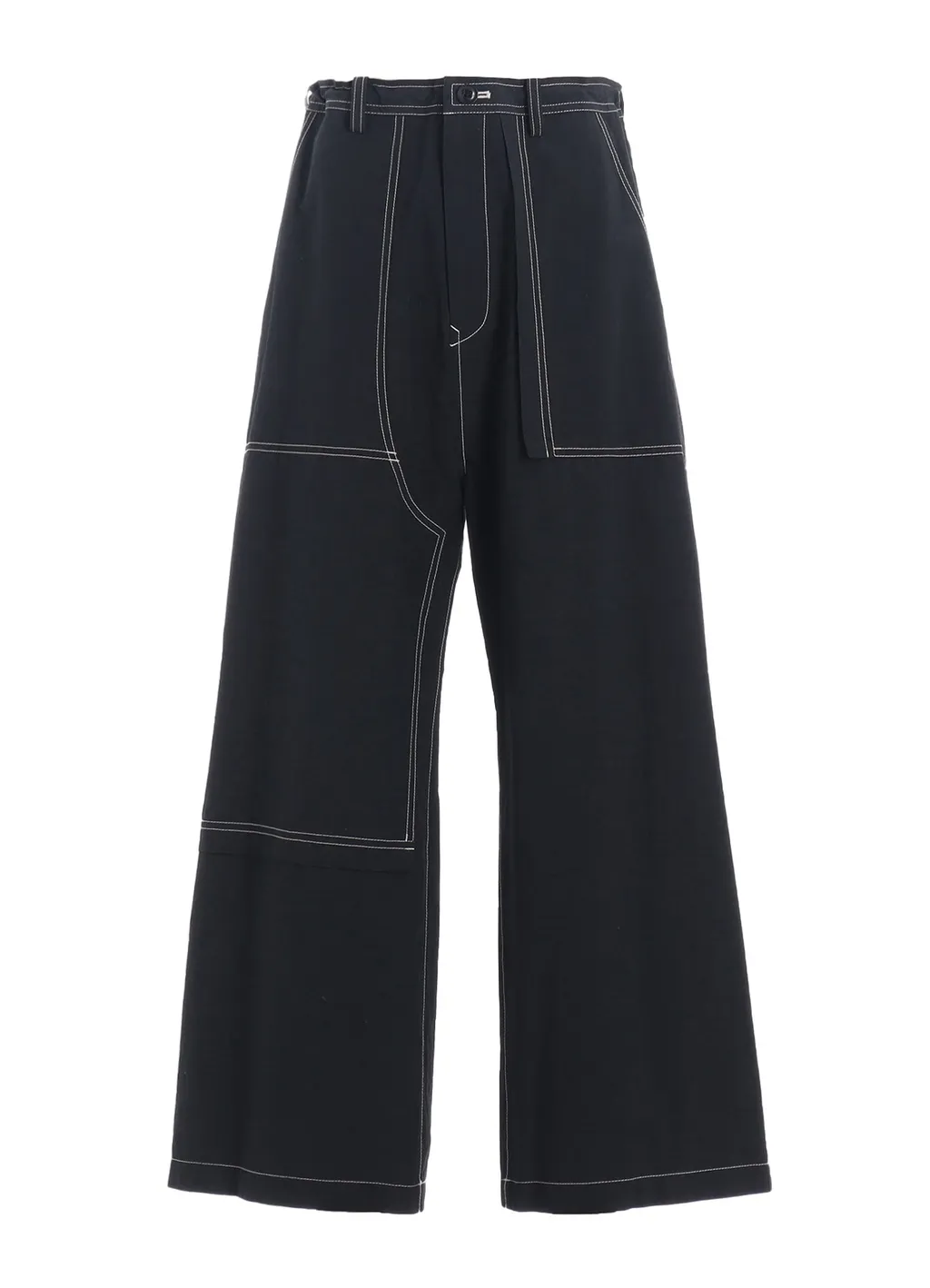 Cotton Linen Dump Straight Pants