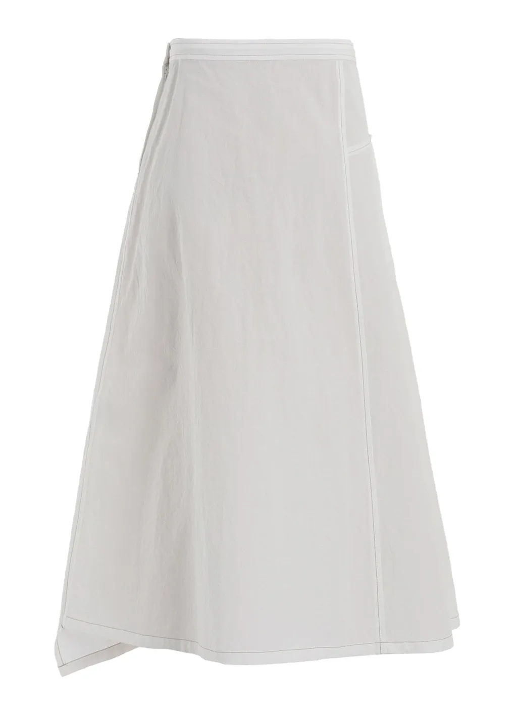 Cotton Linen Dump Asymmetric Skirt