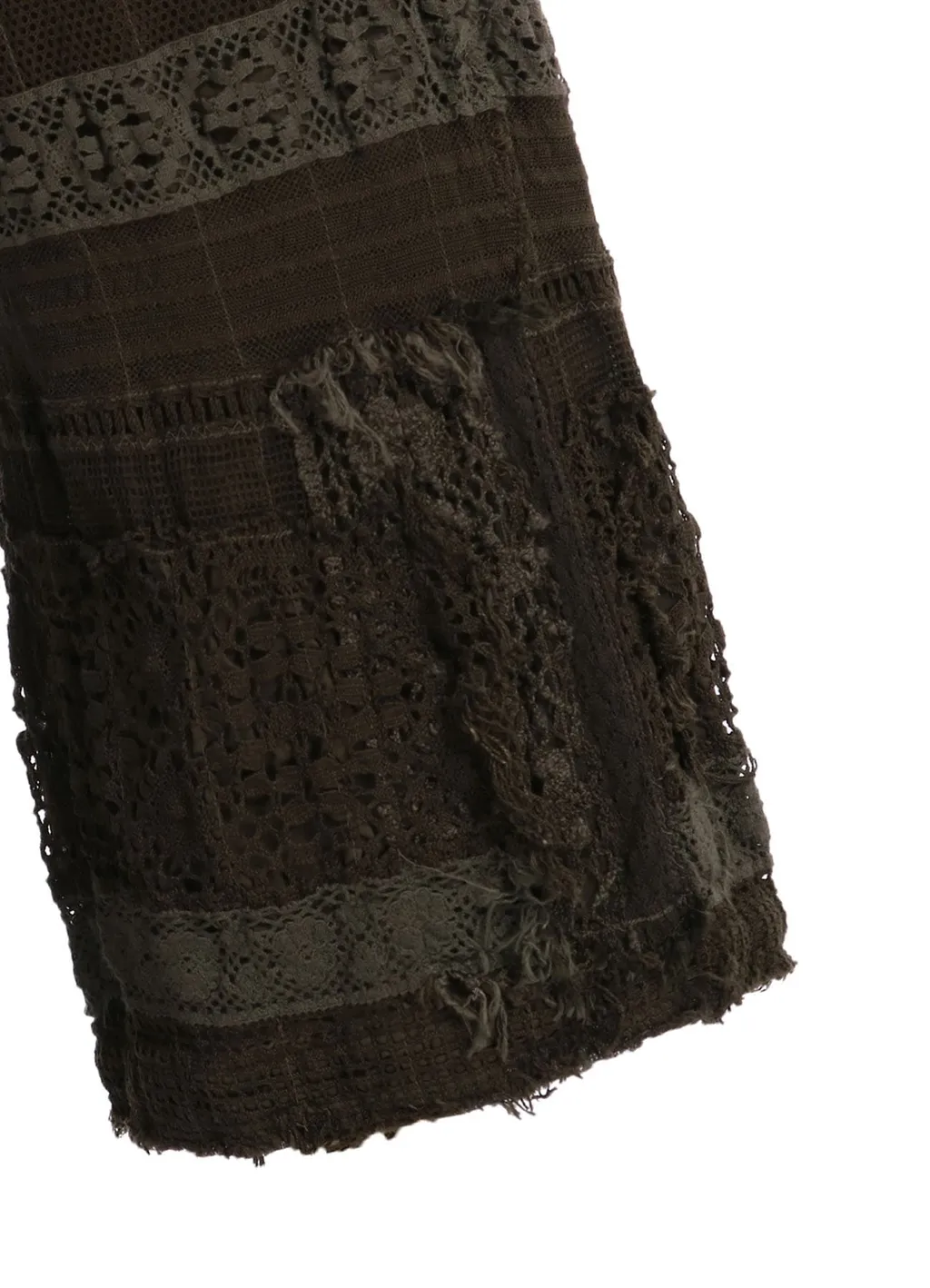 Lace Patchwork Strait Pants