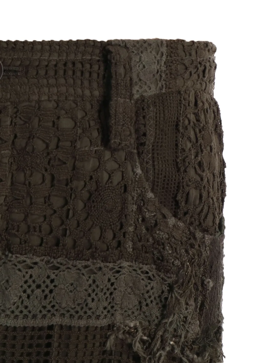Lace Patchwork Strait Pants